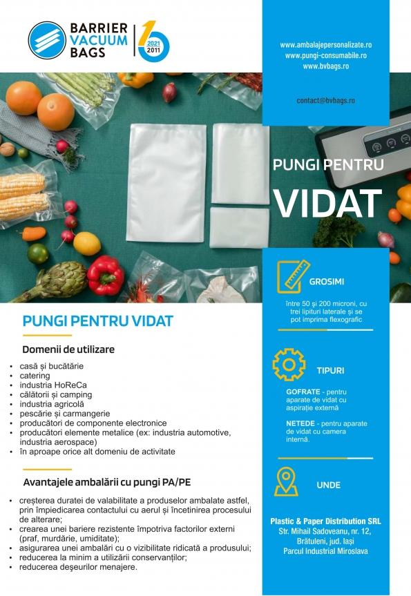 Plastic & Paper - Barrier Vacuum Bags