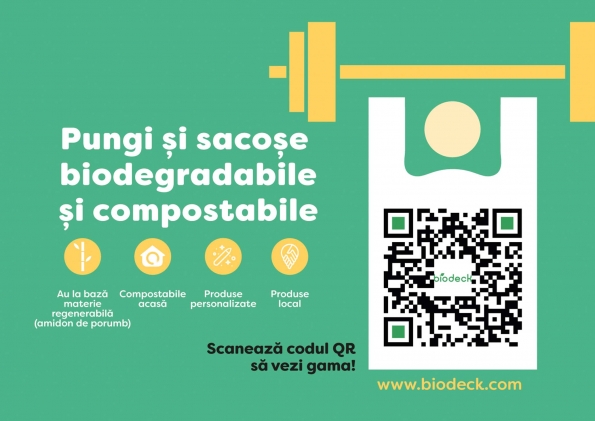 Biodeck - Pungi si Sacose Biodegradabile si Compostabile
